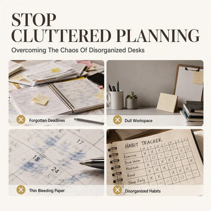 ClarityCraft Bureaublokplanner — Ontsteek Focus, Bouw Momentum Op