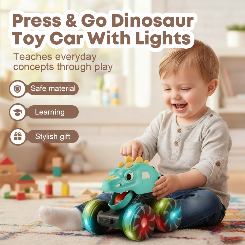 LED Dino Zoomer — Breng vrolijk en actief spelen tot leven