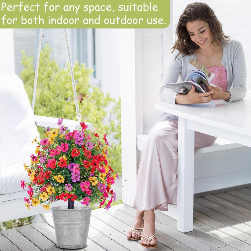 Kunstbloemendecoratie voor buitengebruik