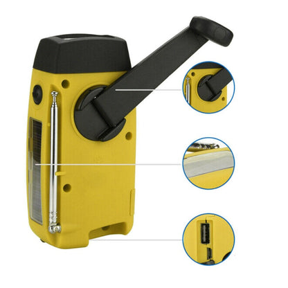 PulseGuard — Noodradio met Altijd Stroom | 50% KORTING