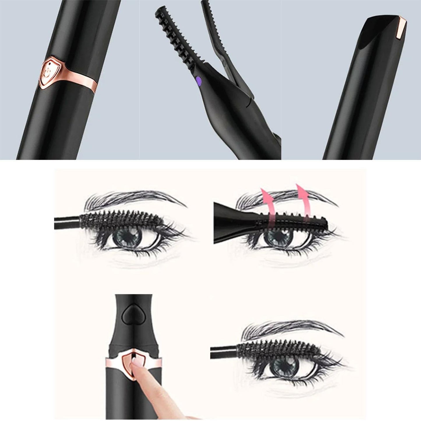 LashTherm™ – 3D Verwarmde Wimperkruller | 1+1 GRATIS