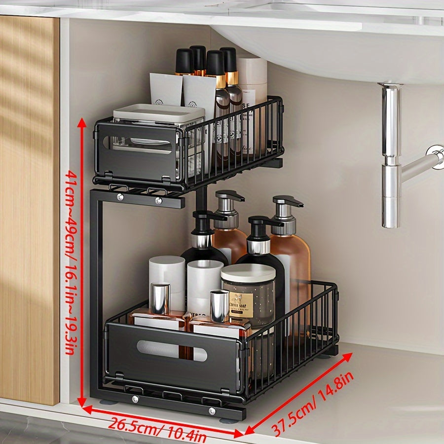 GlideNest — Uitschuifbare Kast Organizer | 50% KORTING