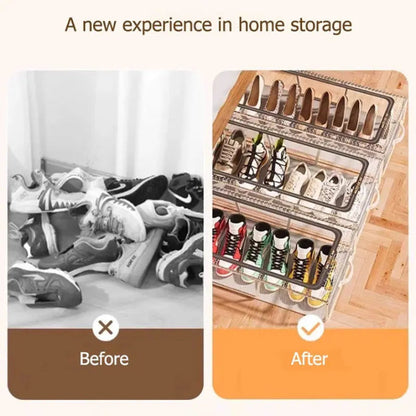 StrideBox — Transparante Schoenen Organizer | 1+1 GRATIS