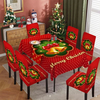 HollyLuxe Klassiek Kersttafelkleed — Gezellige Feestmagie