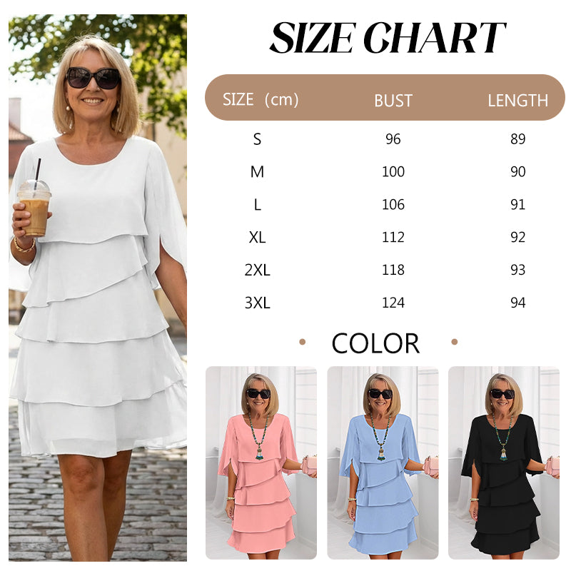 Celia – Elegante Ruffle Jurk | 50% KORTING