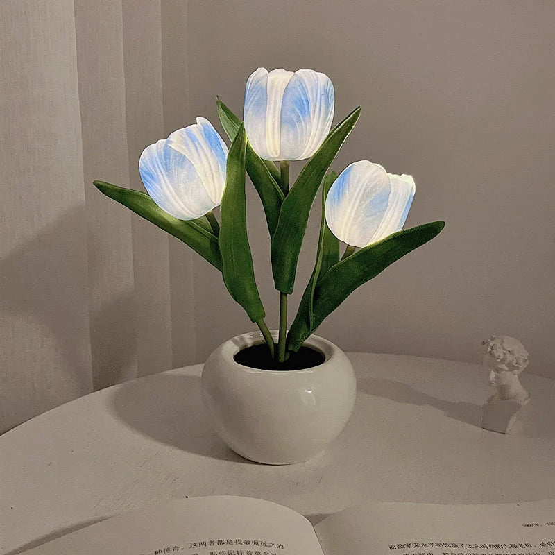 BloomGlow – Lichtgevende Tulpenlamp | 50% KORTING