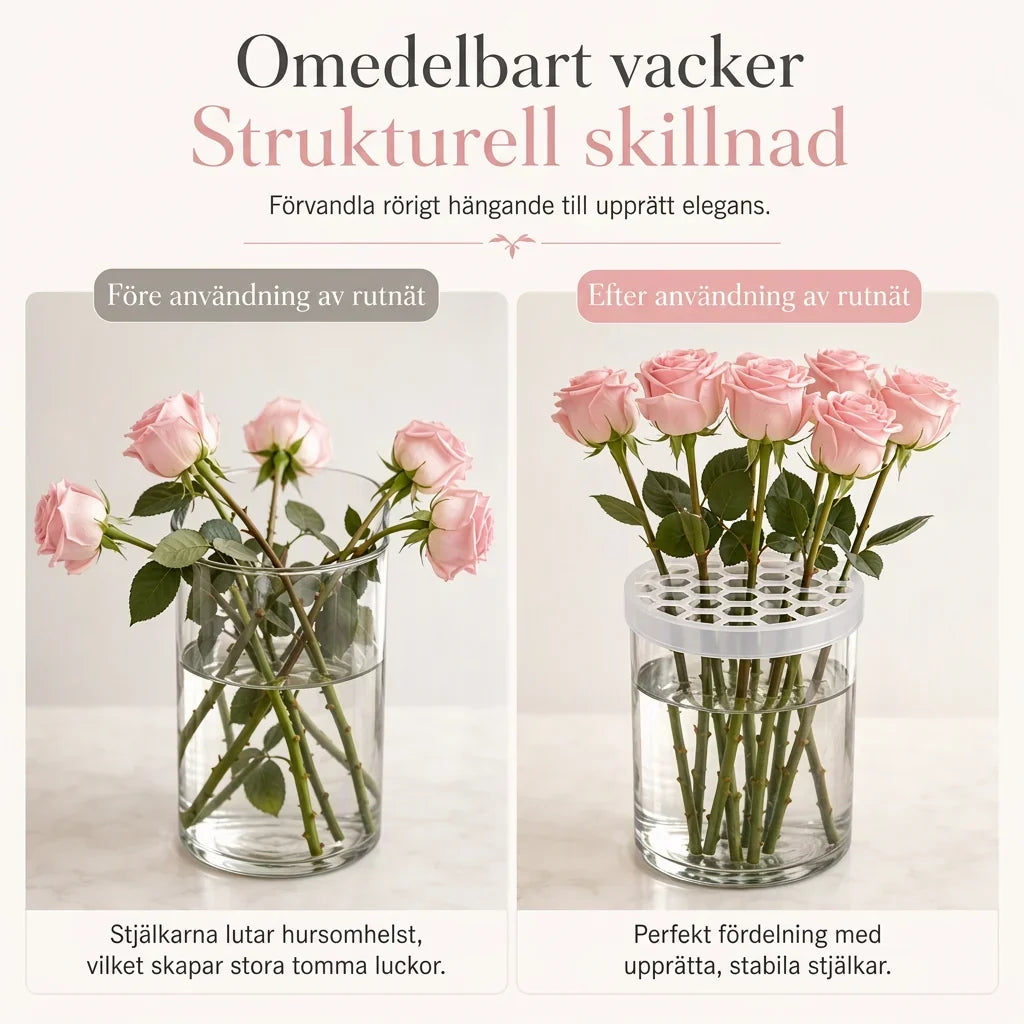 FlexiBloom Siliconen Raster — Perfecte Stelen, Elke Keer