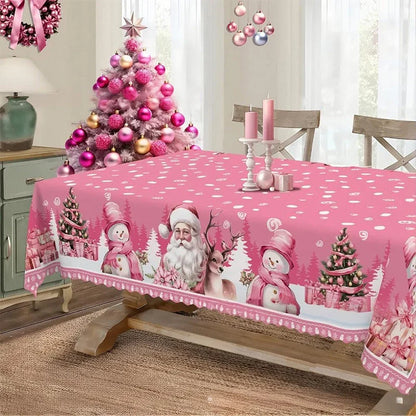 HollyLuxe Klassiek Kersttafelkleed — Gezellige Feestmagie
