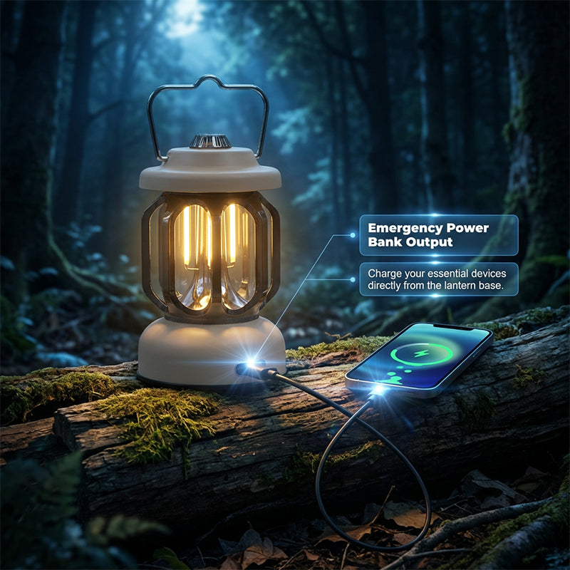 LuminaPulse — Draagbare Outdoor Lantaarn | 50% KORTING