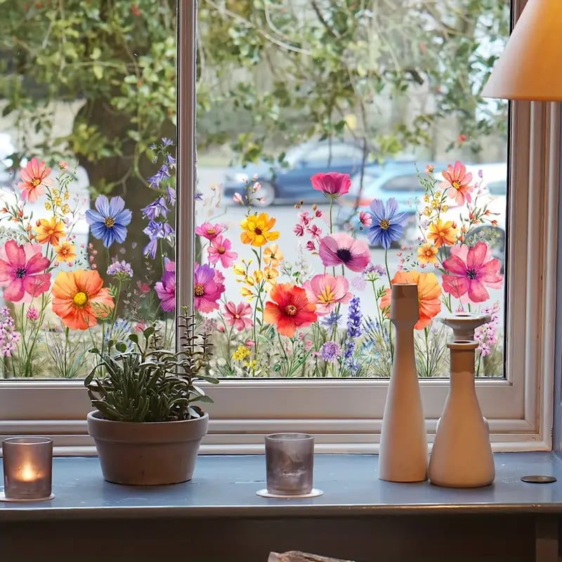 BloomView™ Kleurrijke raamsticker | 1+1 GRATIS