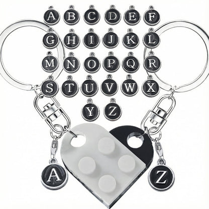 Letterblok Sleutelhanger — Deelbare Oprechte Verbinding