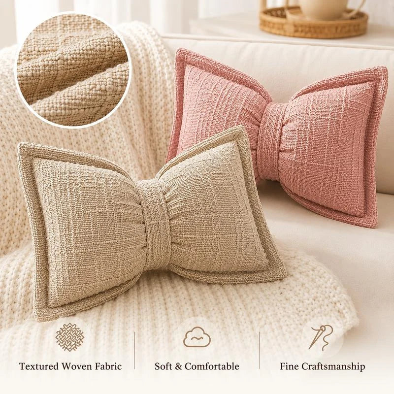 LuxeFleur Strik Chenille Kussen – Gezellig Comfort, Moeiteloze Stijl