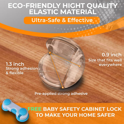 SafeCorners™ – Transparante hoekbeschermers voor kinderen | 20 stuks