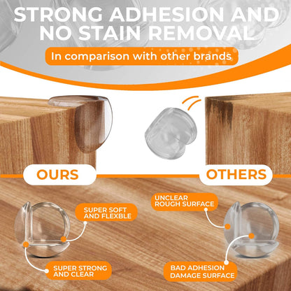 SafeCorners™ – Transparante hoekbeschermers voor kinderen | 20 stuks