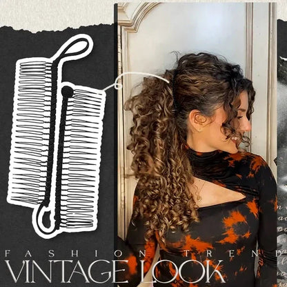 GlamGrip – Vintage bananenhaarclip | 1+2 GRATIS