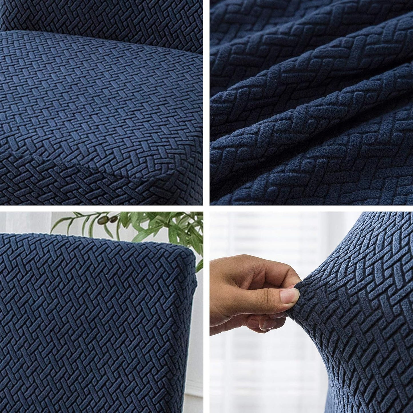 Genina™ – Elastische stoelhoezen | 1+1 GRATIS