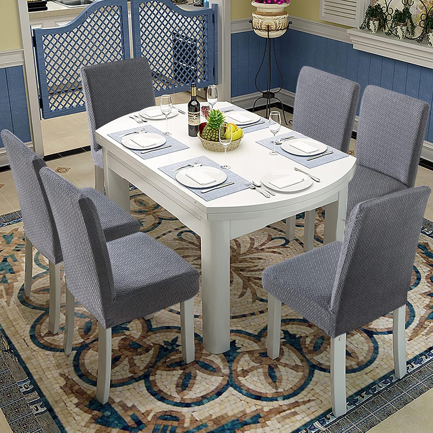 Genina™ – Elastische stoelhoezen | 1+1 GRATIS