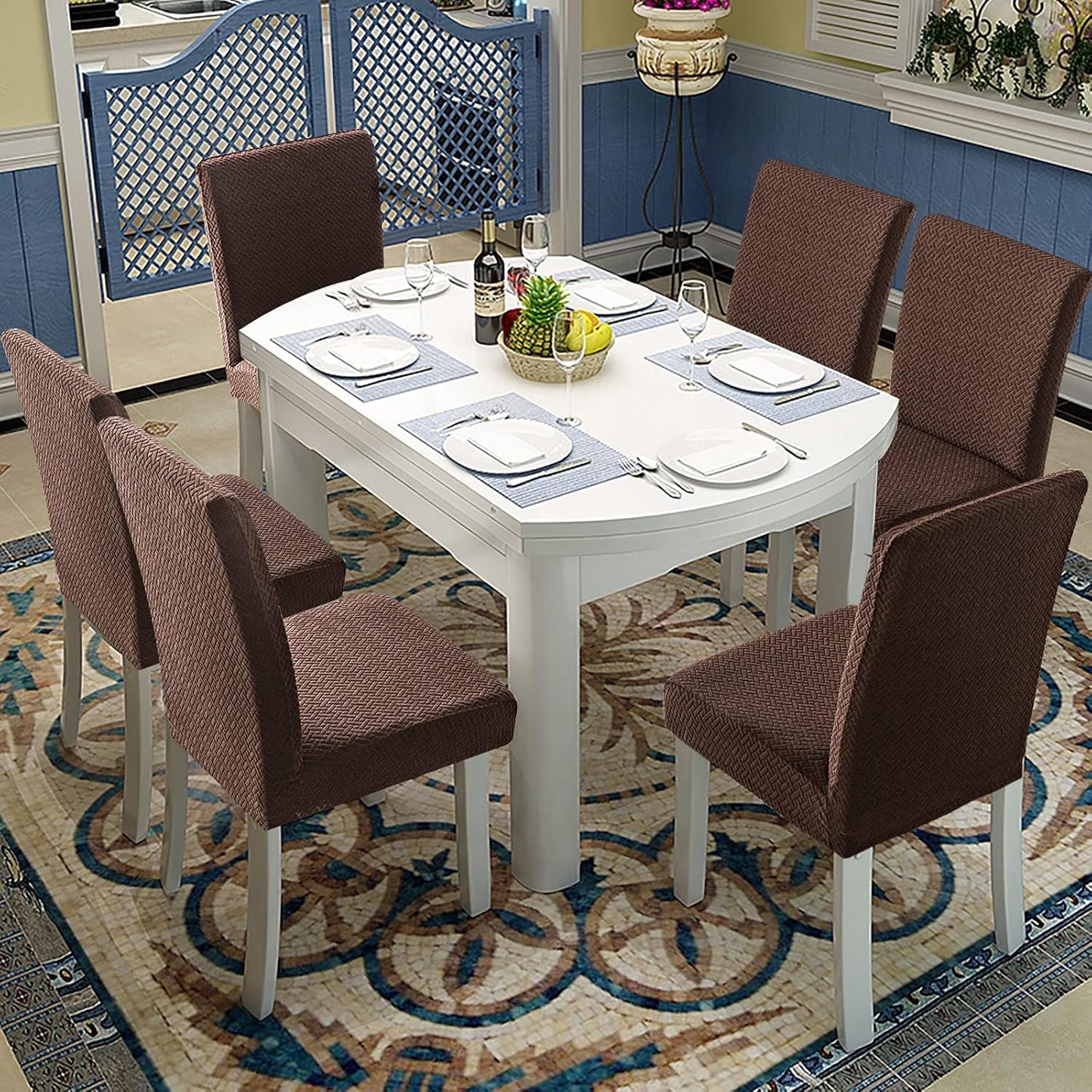 Genina™ – Elastische stoelhoezen | 1+1 GRATIS