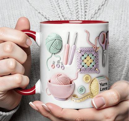 StitchMuse — Creatieve Keramische Mok | 1+1 GRATIS