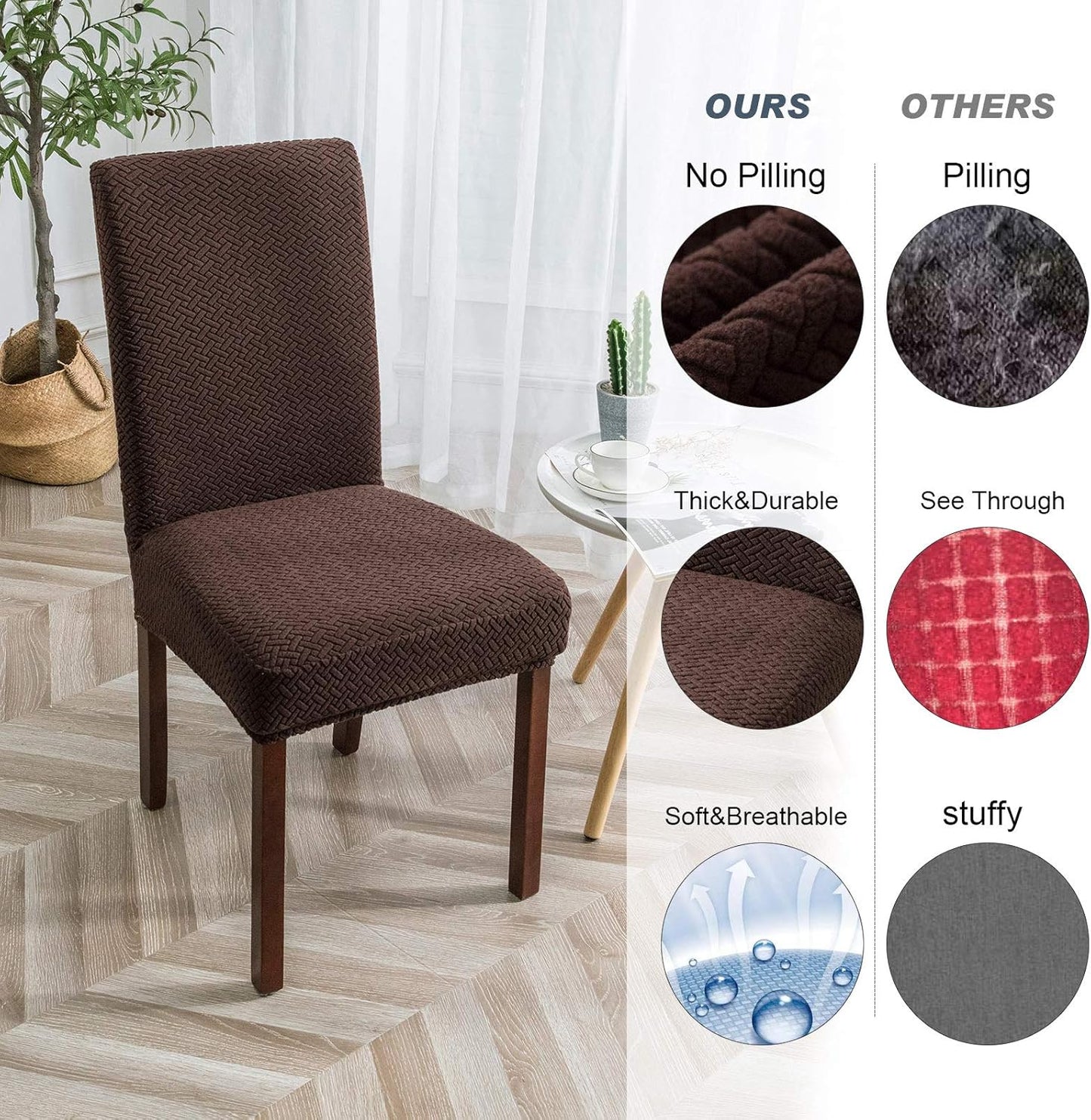 Genina™ – Elastische stoelhoezen | 1+1 GRATIS