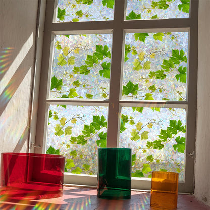 UV-beschermende regenboogglasstickers voor privacy in huis