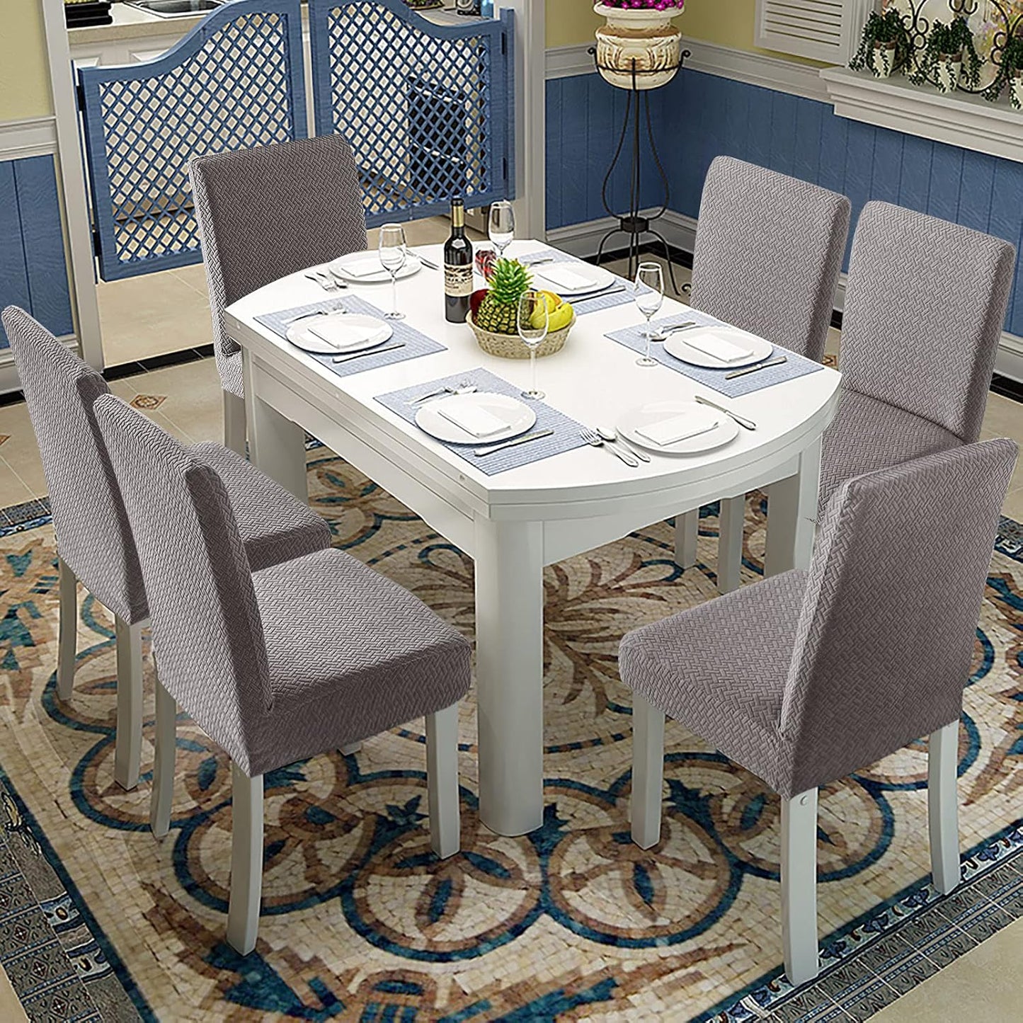 Genina™ – Elastische stoelhoezen | 1+1 GRATIS