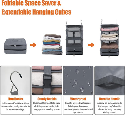 Draagbare hangende reisschappen