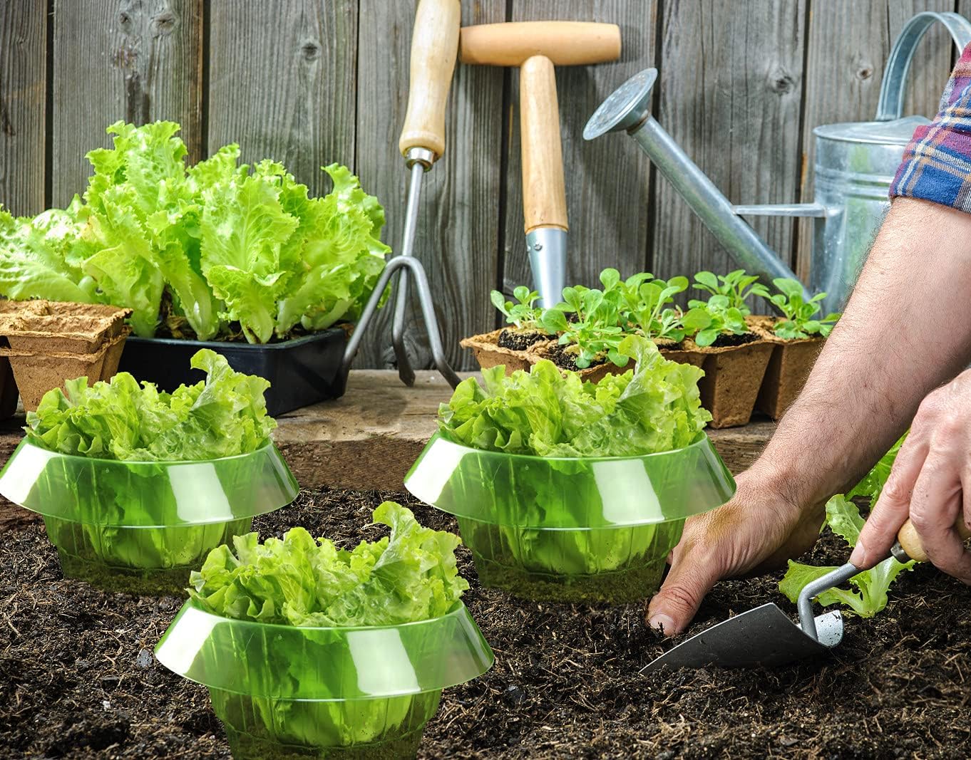 GrowGuard™ – Herbruikbare Slakkenring | Natuurlijke Bescherming voor Jouw Planten | 5+5 GRATIS