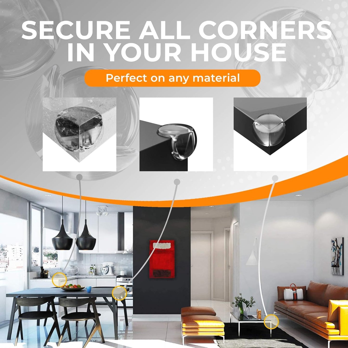 SafeCorners™ – Transparante hoekbeschermers voor kinderen | 20 stuks