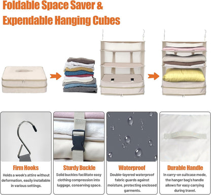 Draagbare hangende reisschappen