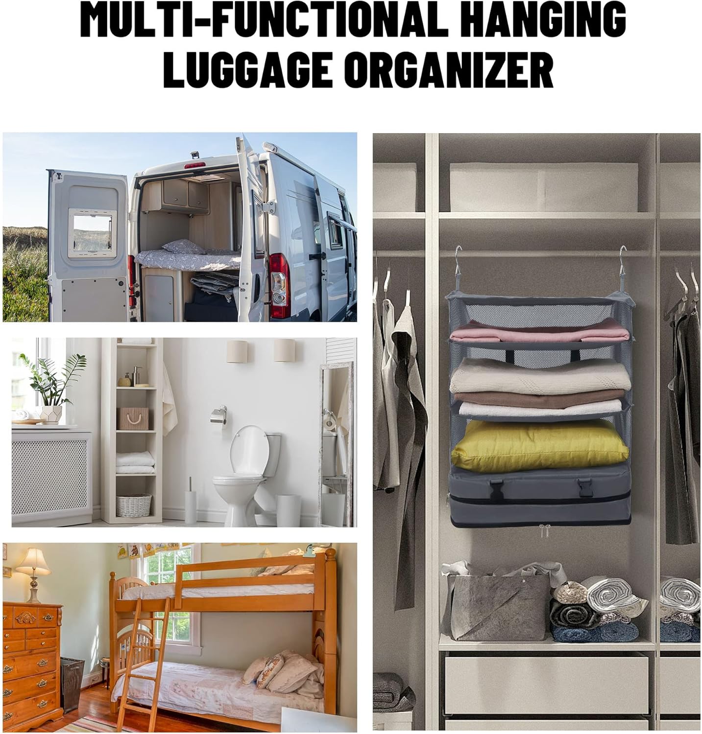 Draagbare hangende reisschappen