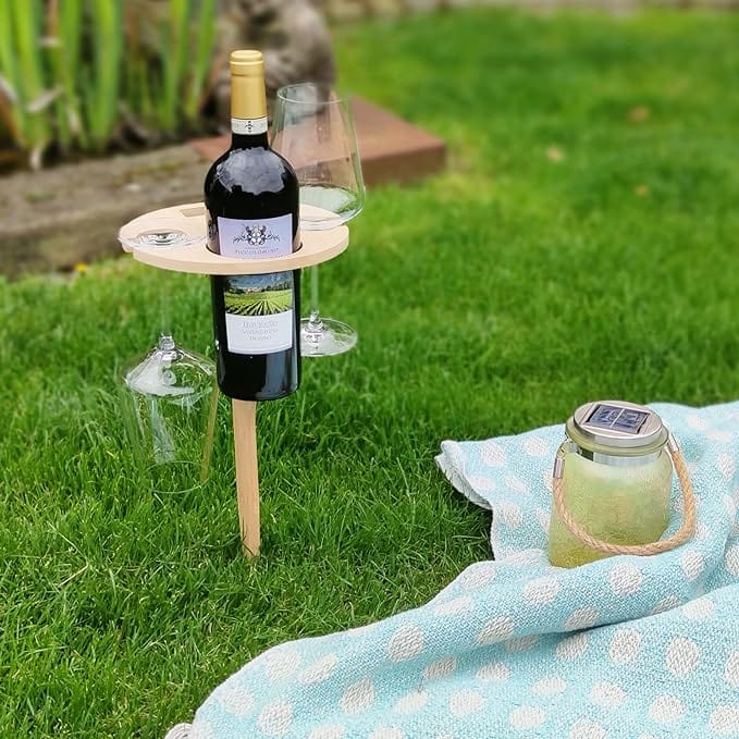 Vino ™ - opvouwbare picknicktafel met wijnhouder | 50% korting
