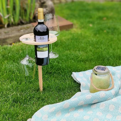 Vino ™ - opvouwbare picknicktafel met wijnhouder | 50% korting