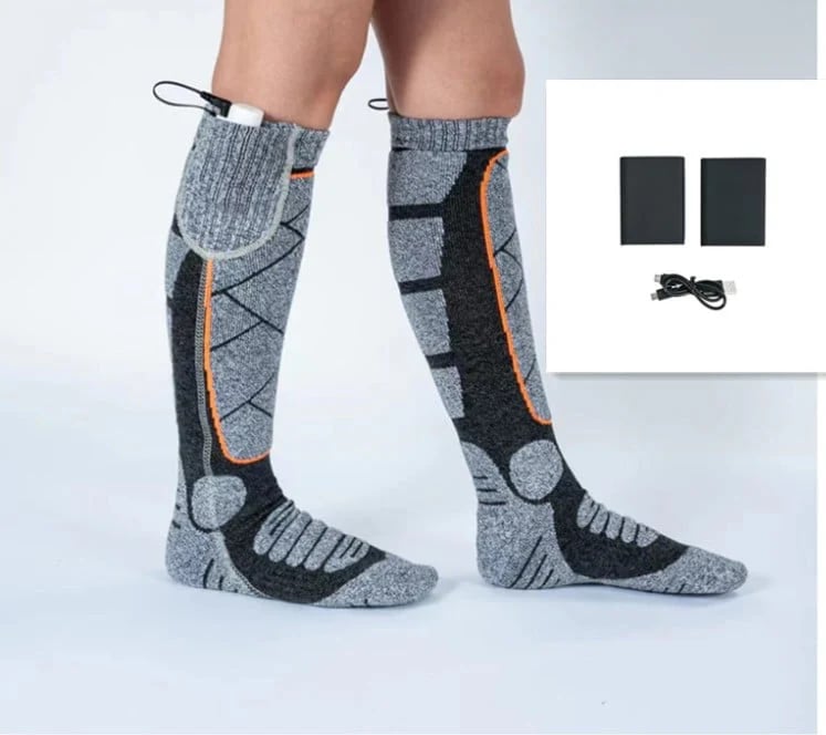 Ava – Oplaadbare verwarmde voetenwarmers voor wintercomfort