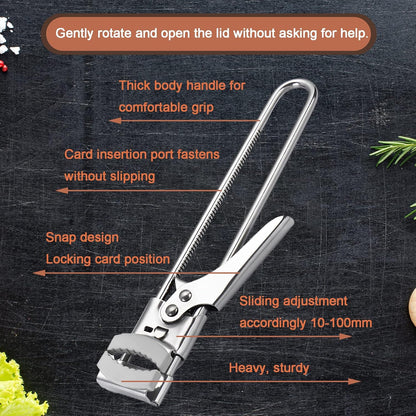 EasyGrip – De praktische roestvrijstalen pottenopener | 1+1 GRATIS