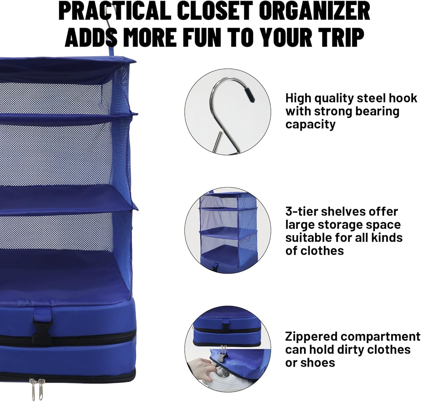 Draagbare hangende reisschappen