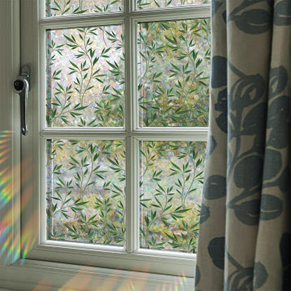 UV-beschermende regenboogglasstickers voor privacy in huis
