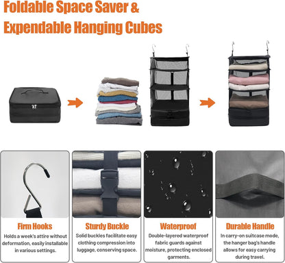 Draagbare hangende reisschappen