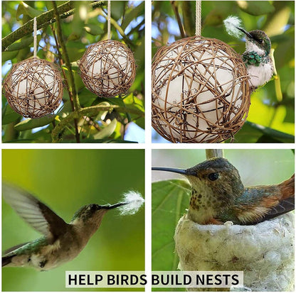 Nestmateriaal voor vogels Nestmateriaal voor wilde vogels