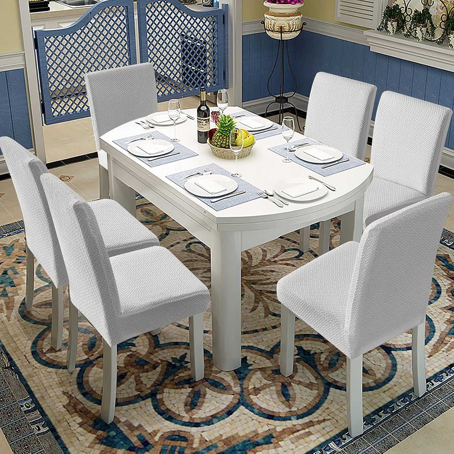 Genina™ – Elastische stoelhoezen | 1+1 GRATIS