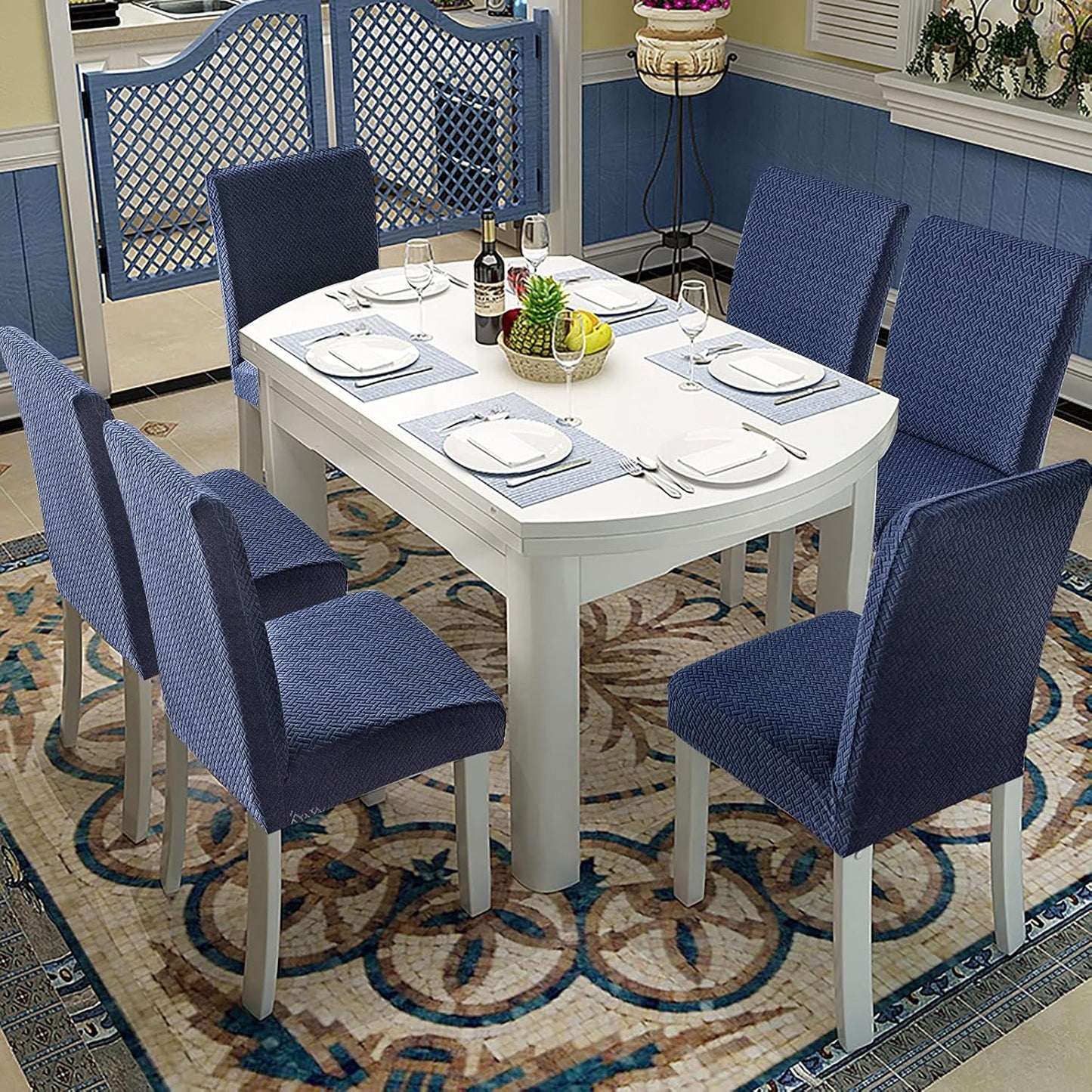 Genina™ – Elastische stoelhoezen | 1+1 GRATIS