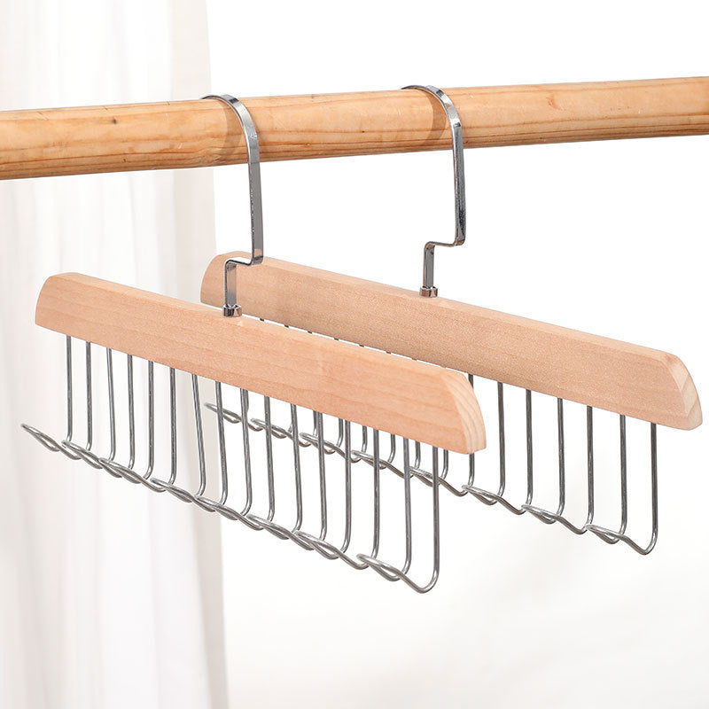 Tijdloze Hout & Staal Multi-Haakhouder – Direct Bestellen, Moeiteloze Elegantie