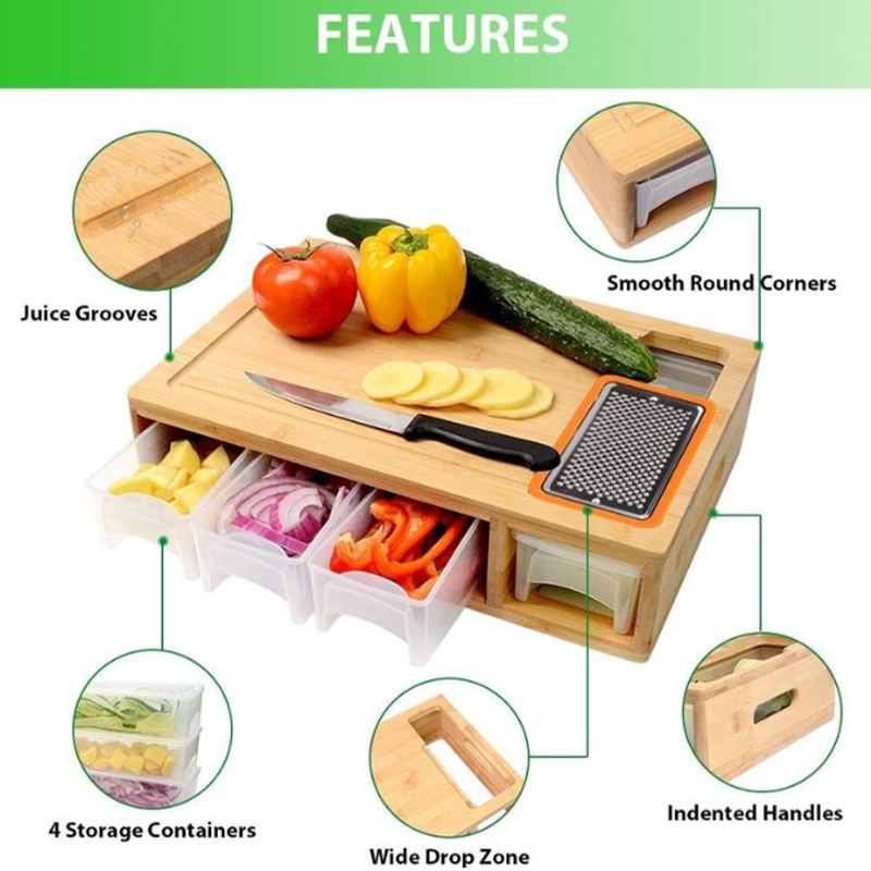 FreshNest — Bamboe Prep Station | 50% KORTING