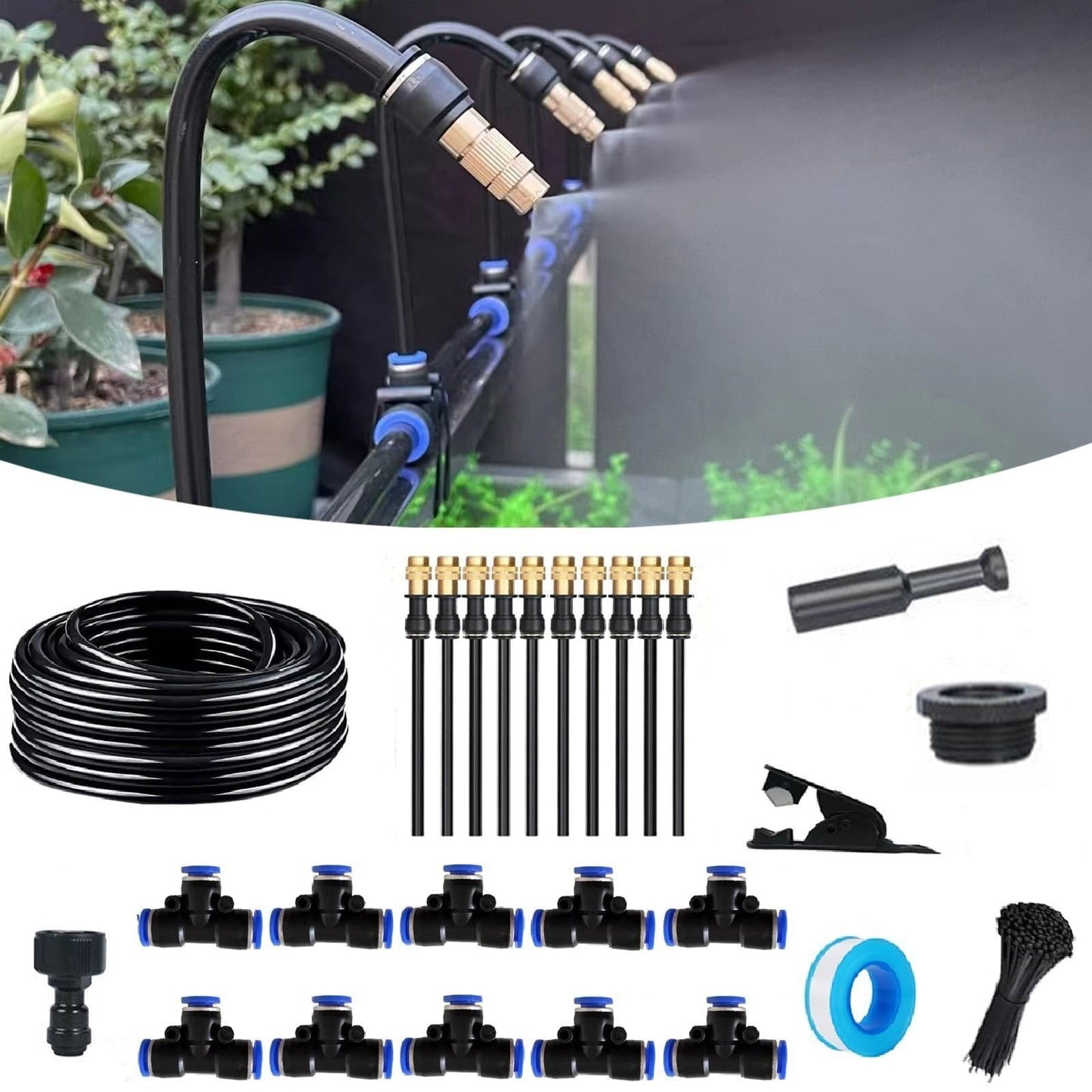 HydroMist360 — Complete Slim Tuinsysteem Set | 50% KORTING
