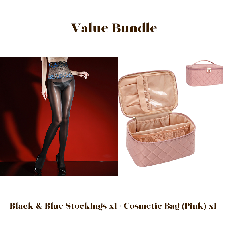 Rose – Hoge taille mesh kousen | 1+1 GRATIS