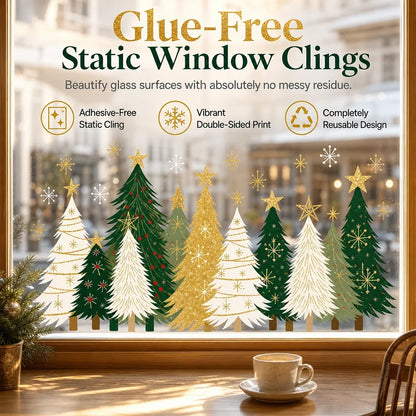 HolidayGlow Raamstickers — Direct Feestelijke Glans