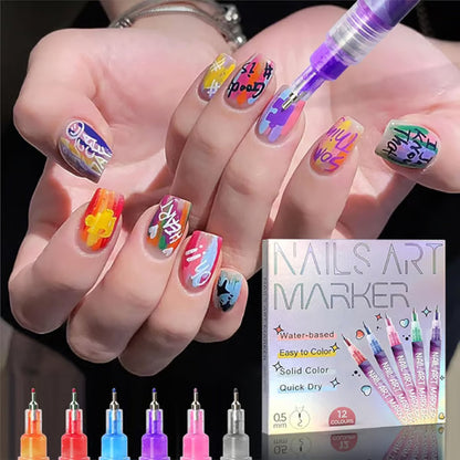 PrismPix Nagelontwerp Pennen – Prachtige Nagels, Direct