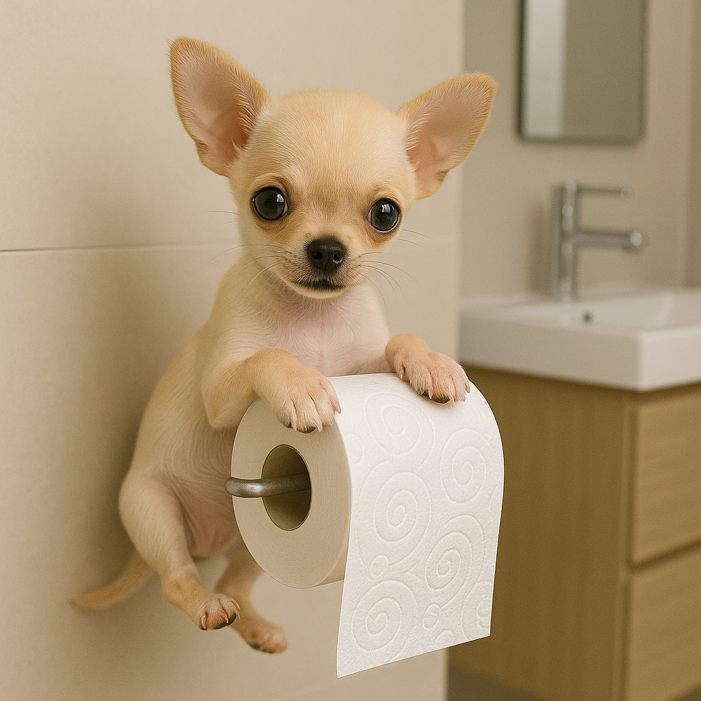 PuppyHolder – Toiletrolhouder met Stijl | 50% KORTING