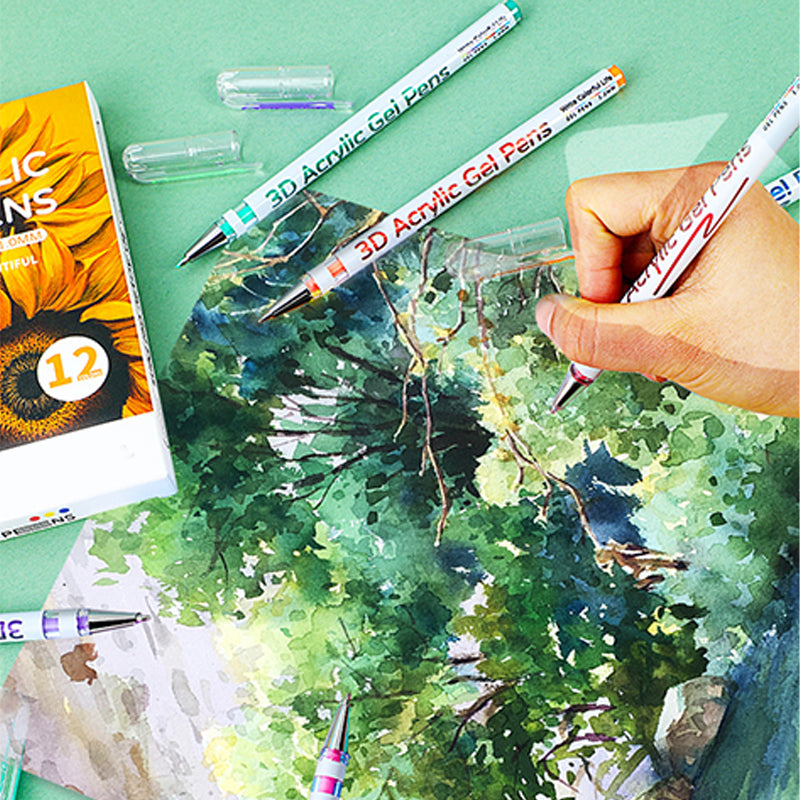 ColorBurst Pro – Acryl Gelpennen | 50% KORTING