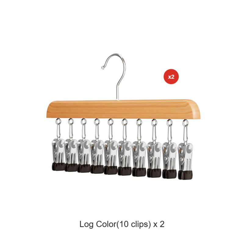 ClosetMagic – Houten Multi Hanger | 1+1 GRATIS